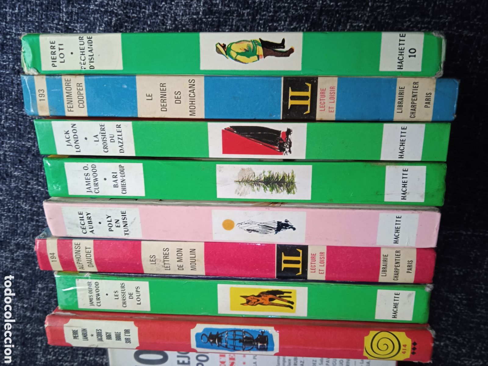 Libros de segunda mano: LOTE DE 8 LIBROS - LIBROS JUVENILES A&Ntilde;OS 70 - EDICION EN FRANCES - Foto 2