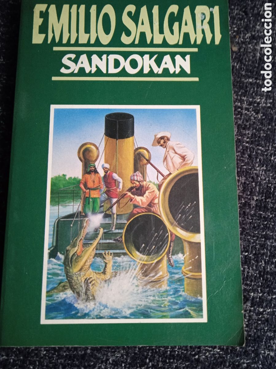 Libros de segunda mano: EMILIO SALGARI N&ordm; 1 SANDOKAN -ED. ORBIS - Foto 1
