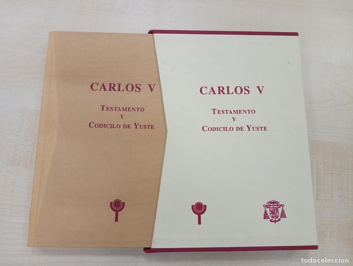Libros de segunda mano: CARLOS V TESTAMENTO Y CODICILIO DE YUSTE - EN ESTUCHE - Foto 2