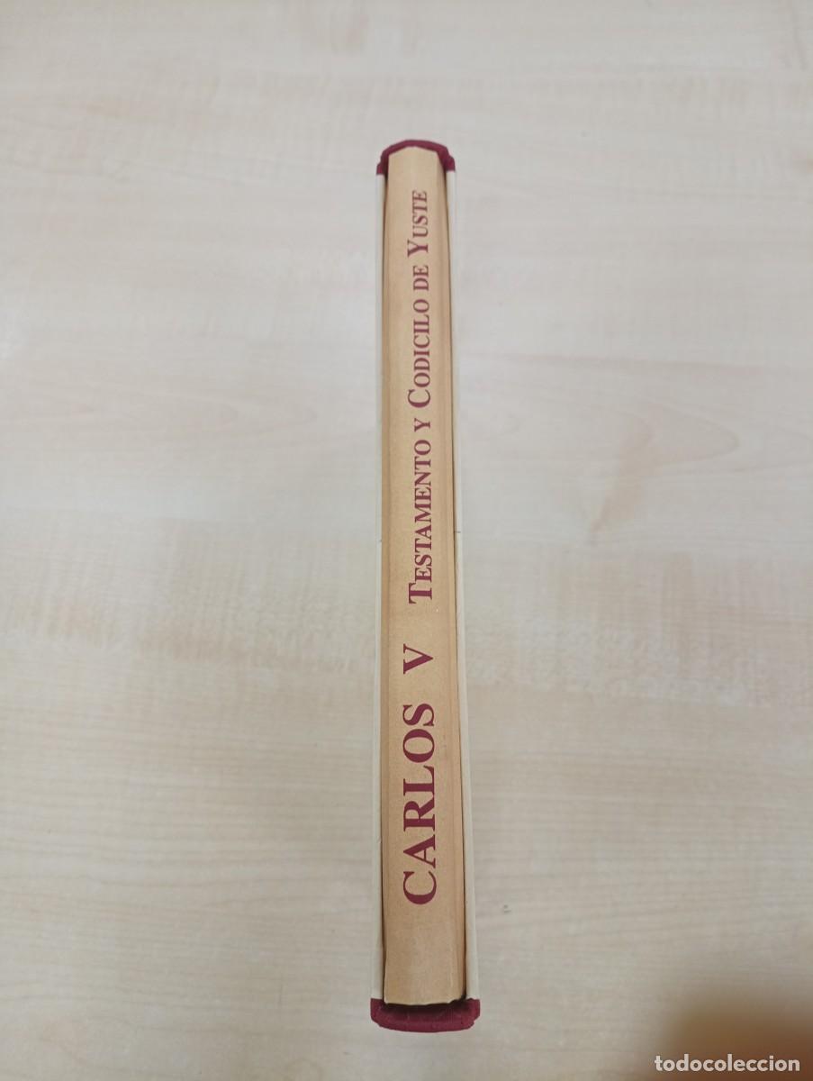 Libros de segunda mano: CARLOS V TESTAMENTO Y CODICILIO DE YUSTE - EN ESTUCHE - Foto 3
