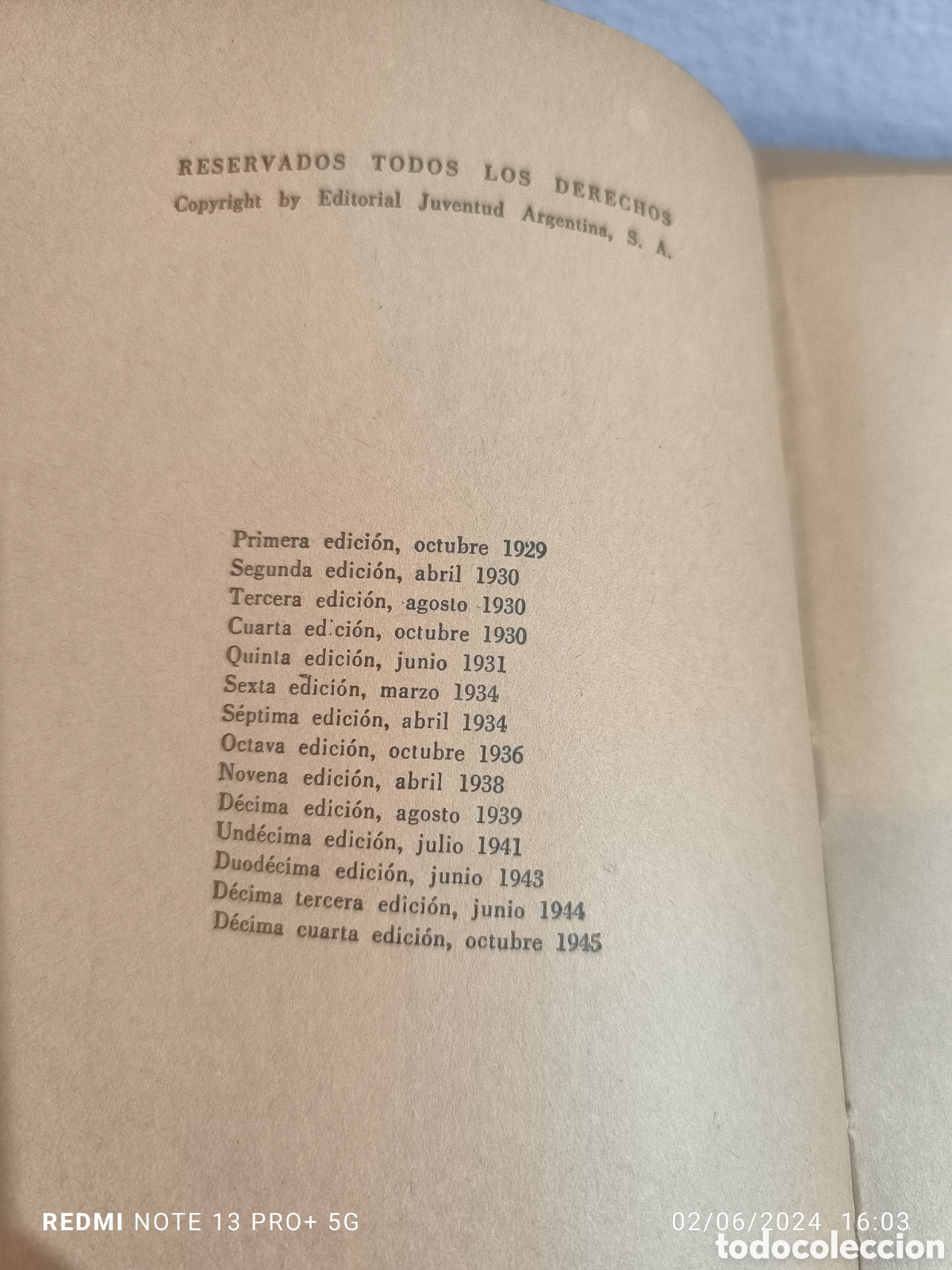 Libros de segunda mano: Napole&oacute;n, Emil Ludwing, 14 edici&oacute;n Octubre 1945 - Foto 3