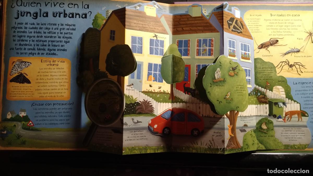 Libros de segunda mano: C&Oacute;MO VIVEN LOS ANIMALES - LIBRO DESPLEGABLE, POP-UP - Foto 4