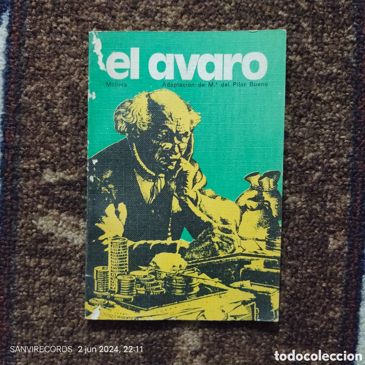 Libros de segunda mano: EL AVARO (M&ordf; DEL PILAR BUENO) (MOLIERE) - Foto 1