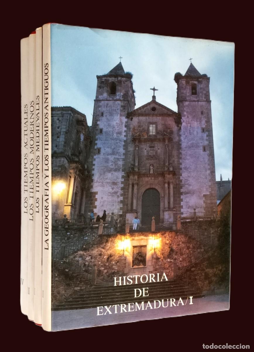 Libros de segunda mano: HISTORIA DE EXTREMADURA. 4 TOMOS - Foto 1