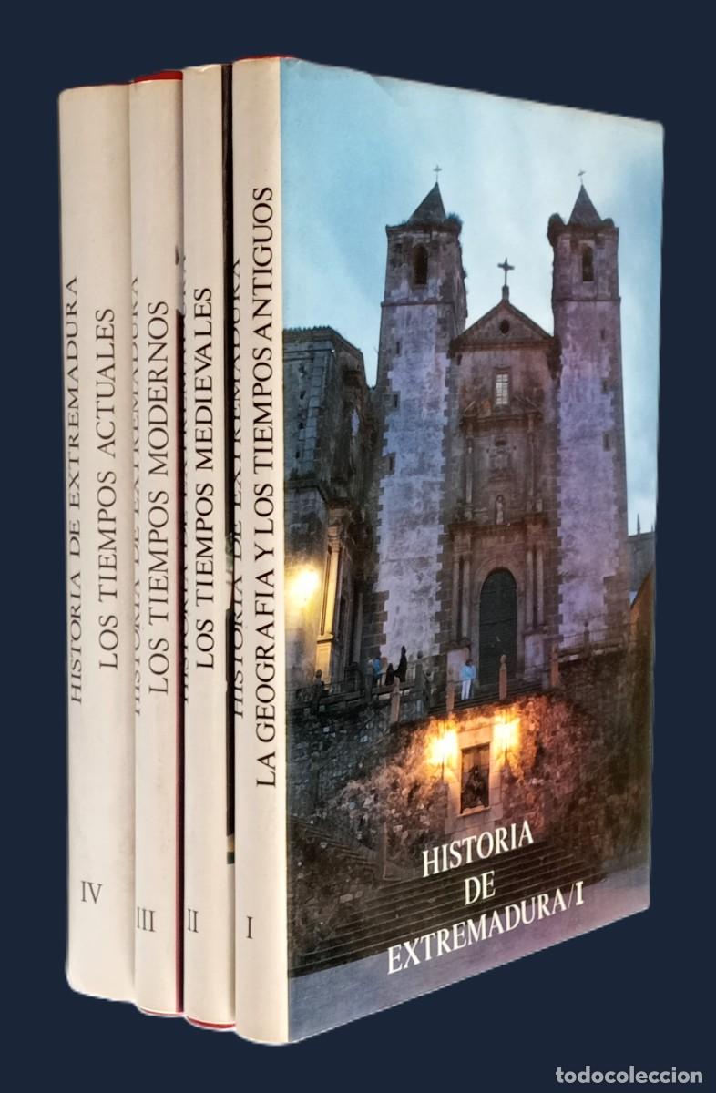 Libros de segunda mano: HISTORIA DE EXTREMADURA. 4 TOMOS - Foto 2
