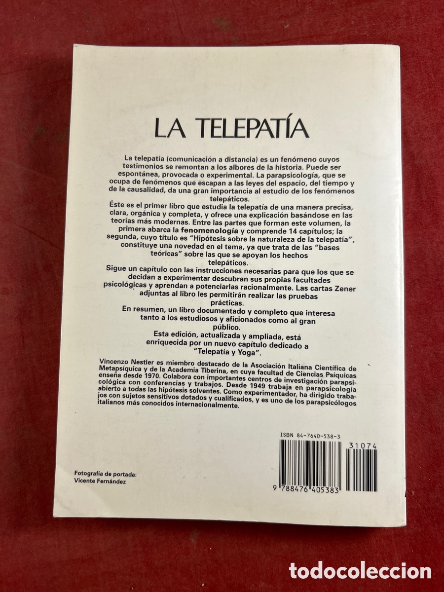 Libros de segunda mano: La telepat&iacute;a Vincenzo Nestler - Foto 2