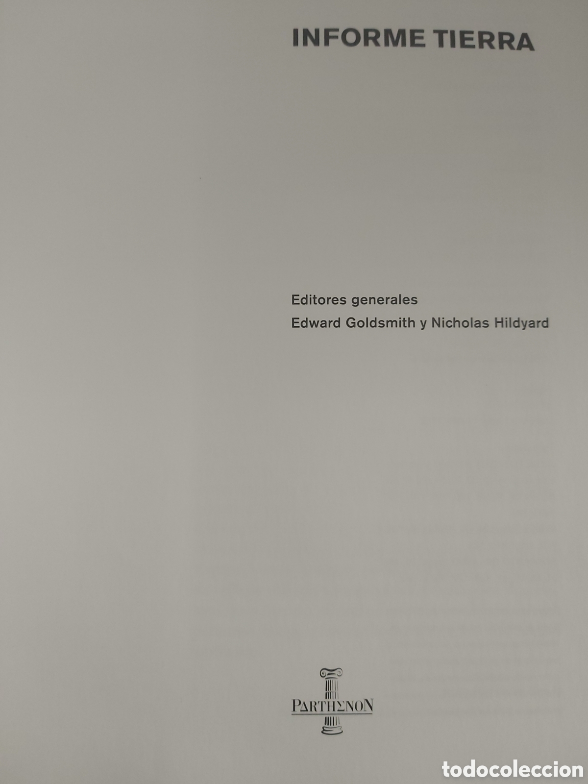 Libros de segunda mano: INFORME TIERRA E. GOLDSMITH & N. HILDYARD PARTHENON 1992 - Foto 3