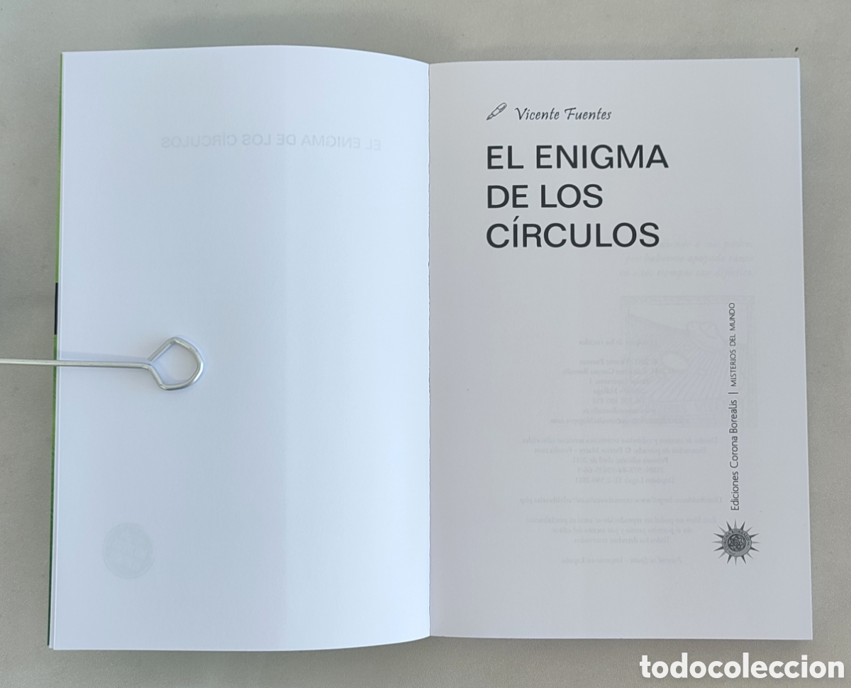 Libros de segunda mano: El enigma de los c&iacute;rculos. Vicente Fuentes - Foto 4