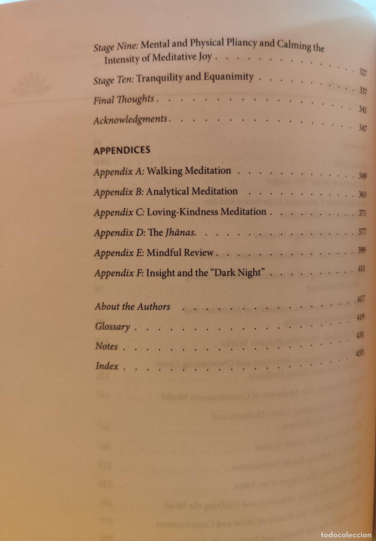 Libros de segunda mano: THE MIND ILLUMINATED. CULADASA. A COMPLETE MEDITATION GUIDE. TEXTO EN INGL&Eacute;S. - Foto 4