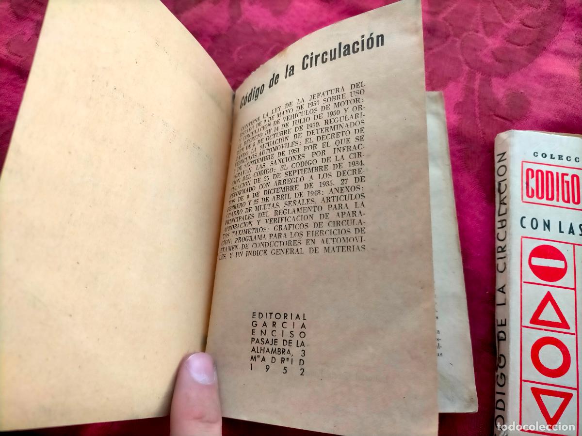 Libros de segunda mano: C&oacute;digo de la circulaci&oacute;n colecci&oacute;n Garcia Enciso y con las nuevas se&ntilde;ales - Foto 5