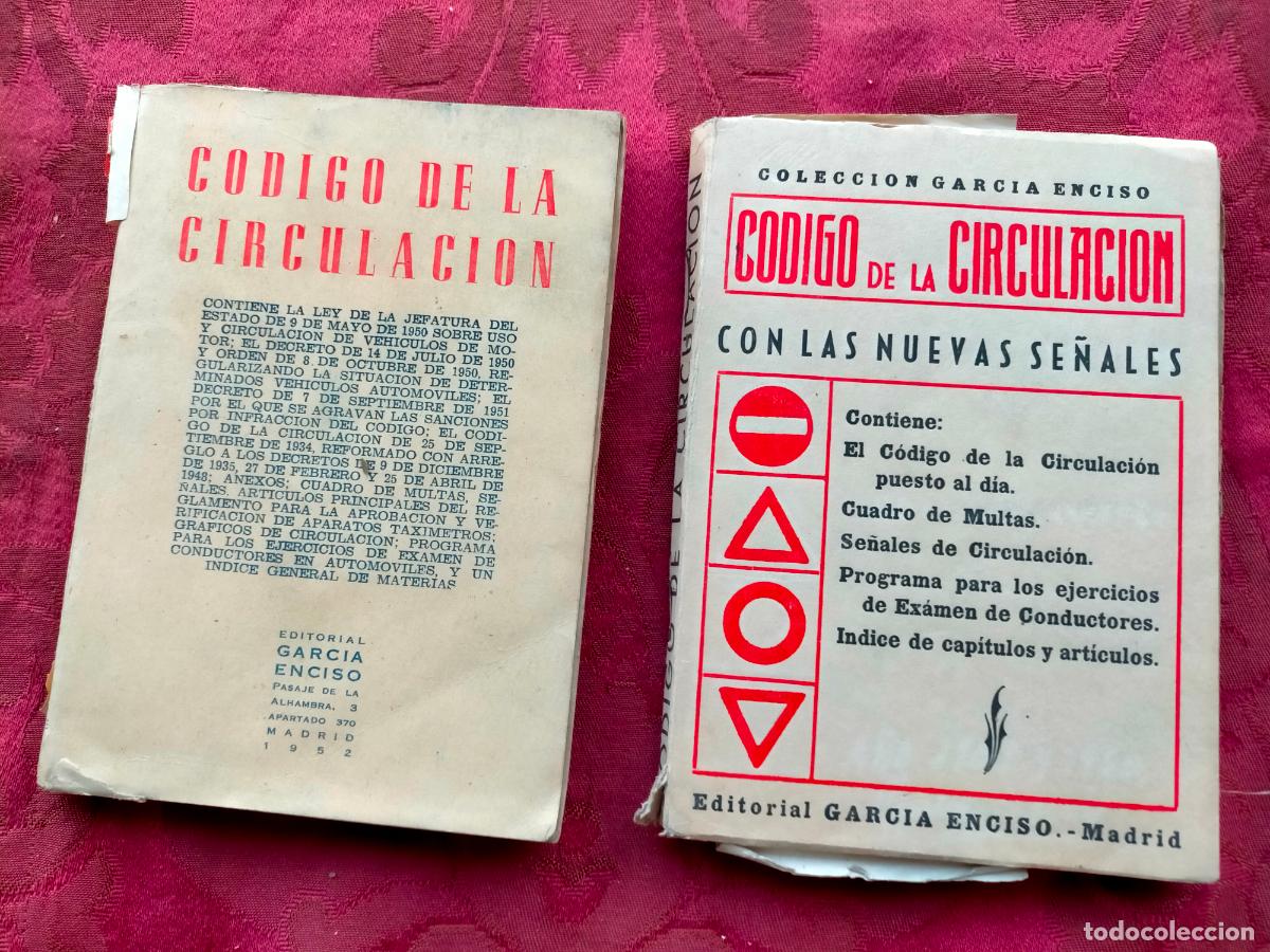 Libros de segunda mano: C&oacute;digo de la circulaci&oacute;n colecci&oacute;n Garcia Enciso y con las nuevas se&ntilde;ales - Foto 1
