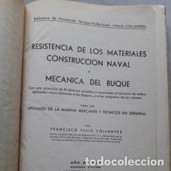 Libros de segunda mano: Estudio General de la Resistencia de Materiales. Francisco Valle Collantes. - Foto 2