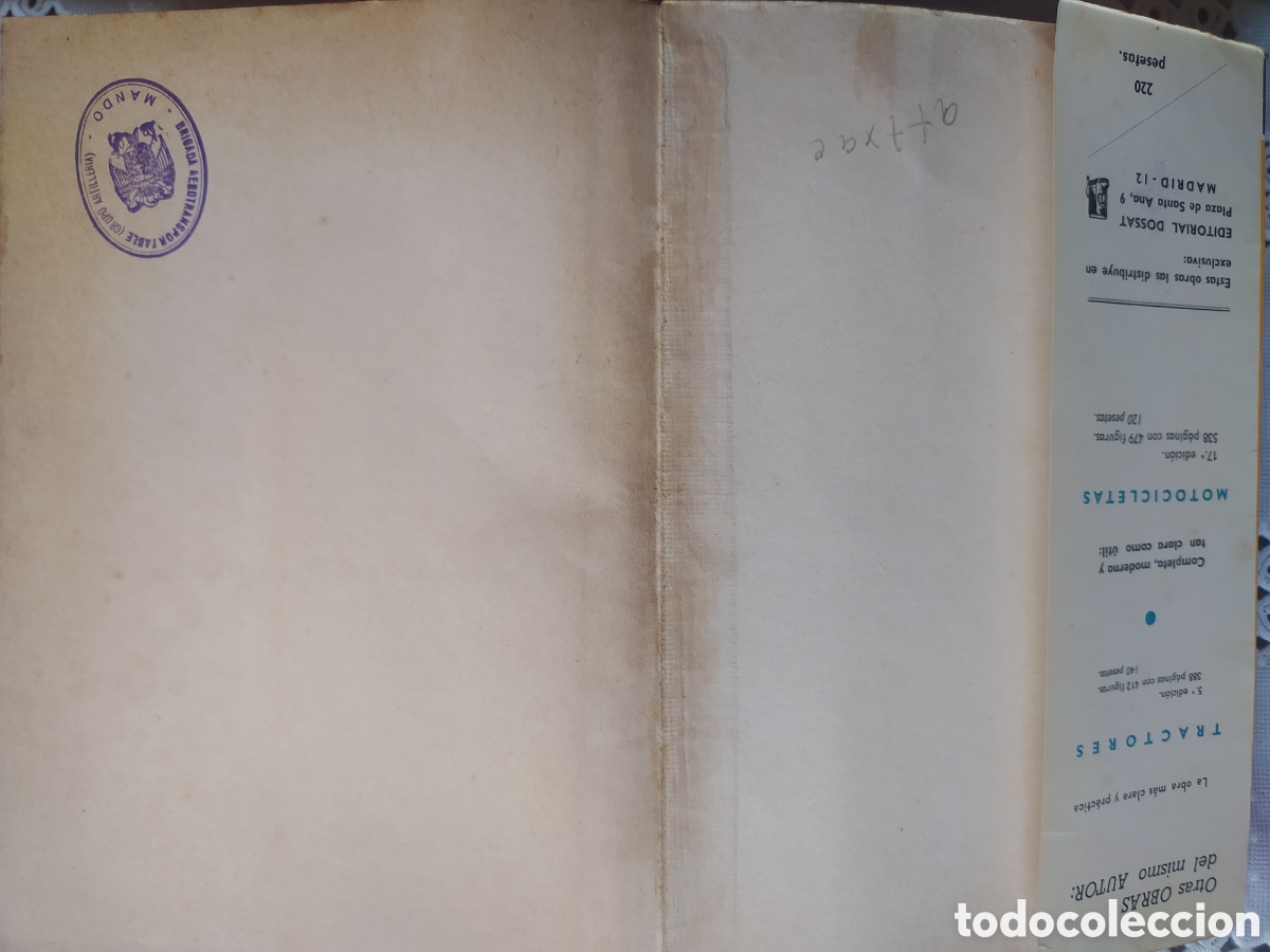 Libros de segunda mano: Manual de autom&oacute;viles 34 edici&oacute;n &aacute;reas paz 1966 - Foto 3