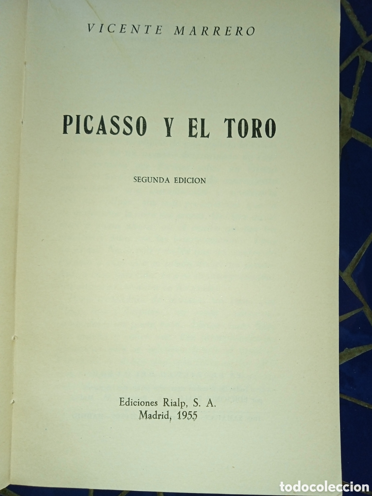 Libros de segunda mano: Picasso y el toro Vicente Marrero 1955 - Foto 2