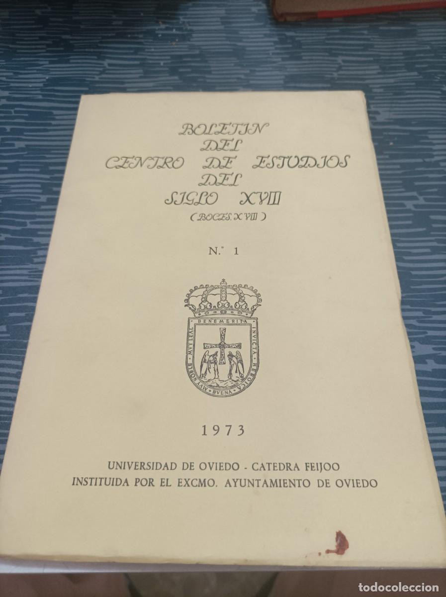 Libri di seconda mano: BOLETIN DEL CENTRO DE ESTUDIOS DEL SIGLO XVIII,(BOCES XVIII),N.1,1973,216 PAG.