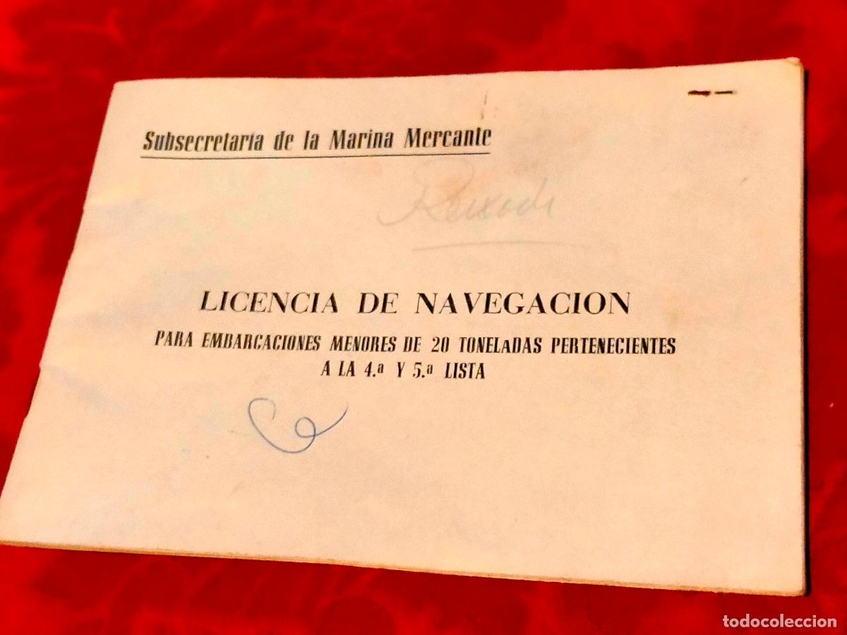 Gebrauchte B&uuml;cher: Licencia de navegaci&oacute;n para embarcaciones menores de 28 toneladas subsecretaria de la Marina Matar&oacute;