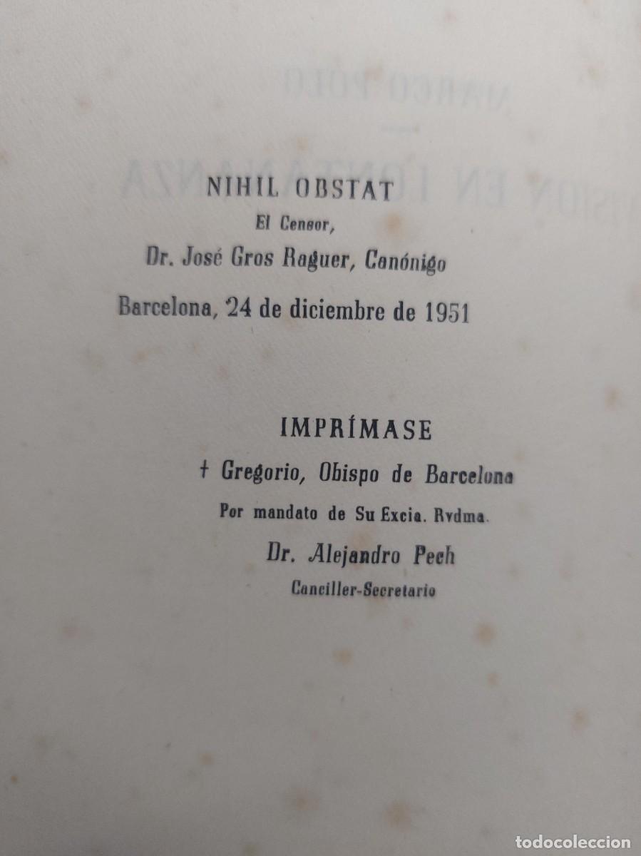 Libros de segunda mano: VISI&Oacute;N EN LONTANZA - MARCO POLO - A&Ntilde;O 1951 - Foto 3
