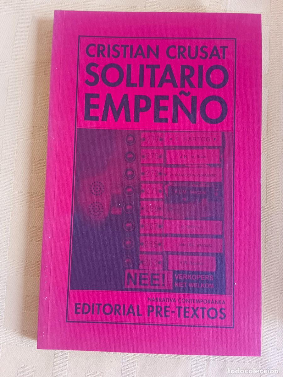Libros de segunda mano: SOLITARIO EMPE&Ntilde;O - Cristian Crusat - Foto 1
