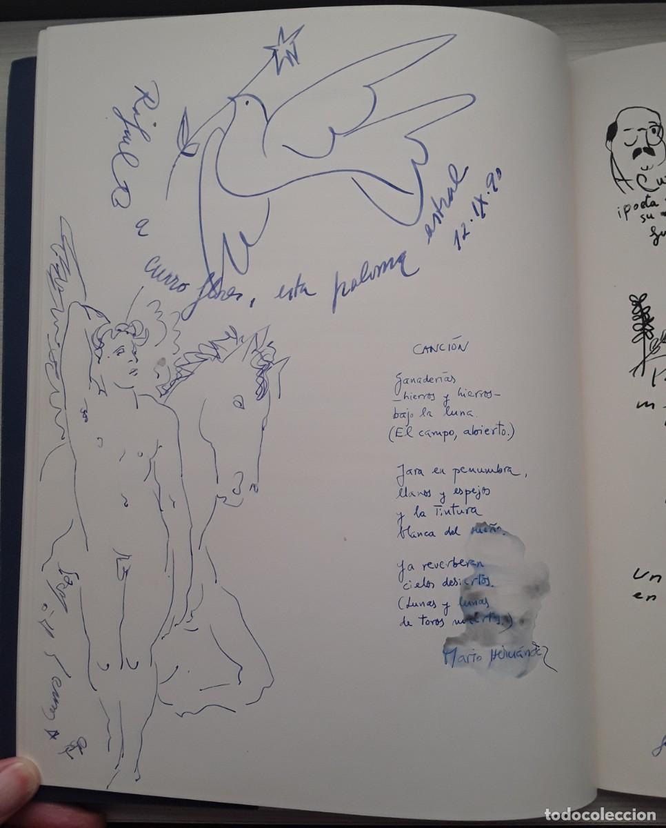 Libros de segunda mano: DIBUJOS DE LORCA. CON DIBUJOS Y DEDICATORIAS DE P&Eacute;REZ ESTRADA, MARIO HERN&Aacute;NDEZ, ISABEL DE FALLA, ETC - Foto 2