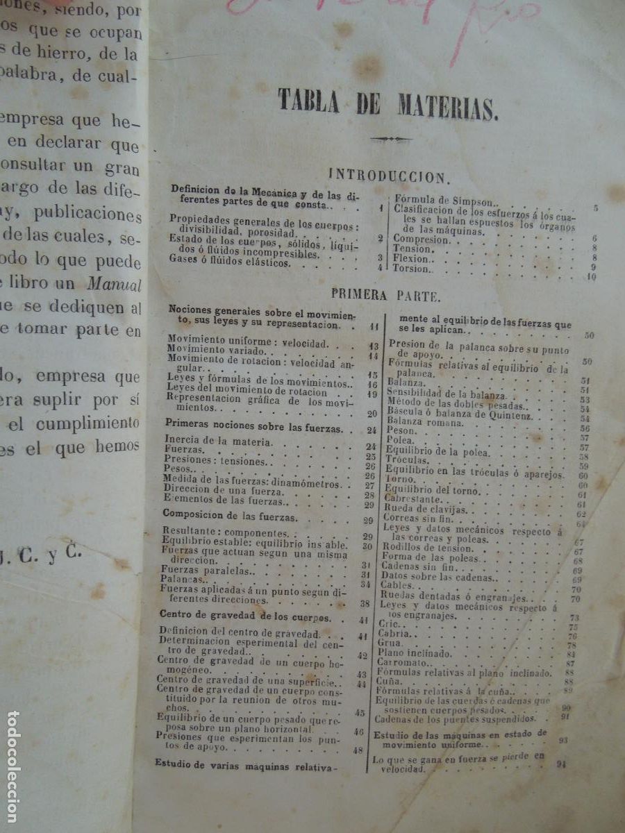 Libros de segunda mano: CURSO ELEMENTAL DE MEC&Aacute;NICA TE&Oacute;RICA Y APLICADA - DELAUNAY. - Foto 5