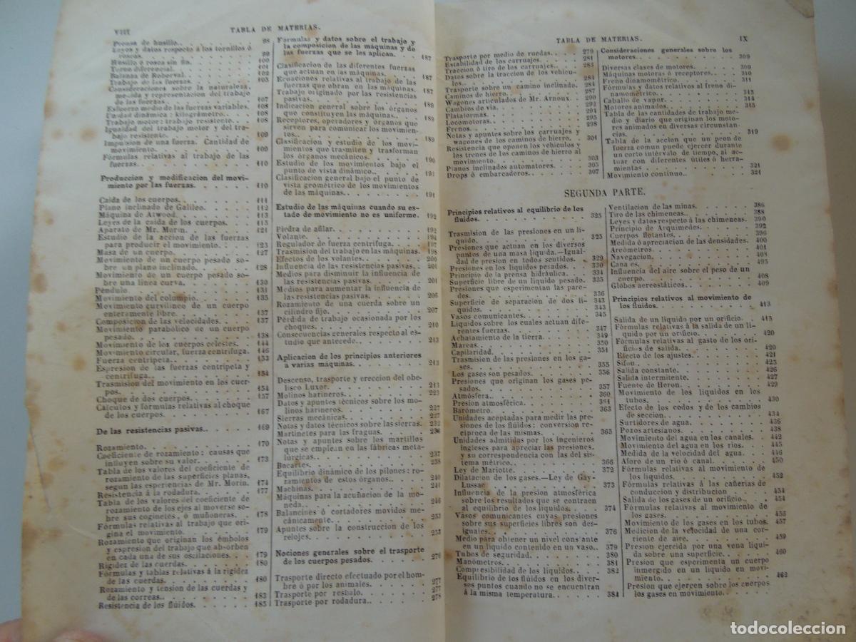 Libros de segunda mano: CURSO ELEMENTAL DE MEC&Aacute;NICA TE&Oacute;RICA Y APLICADA - DELAUNAY. - Foto 6