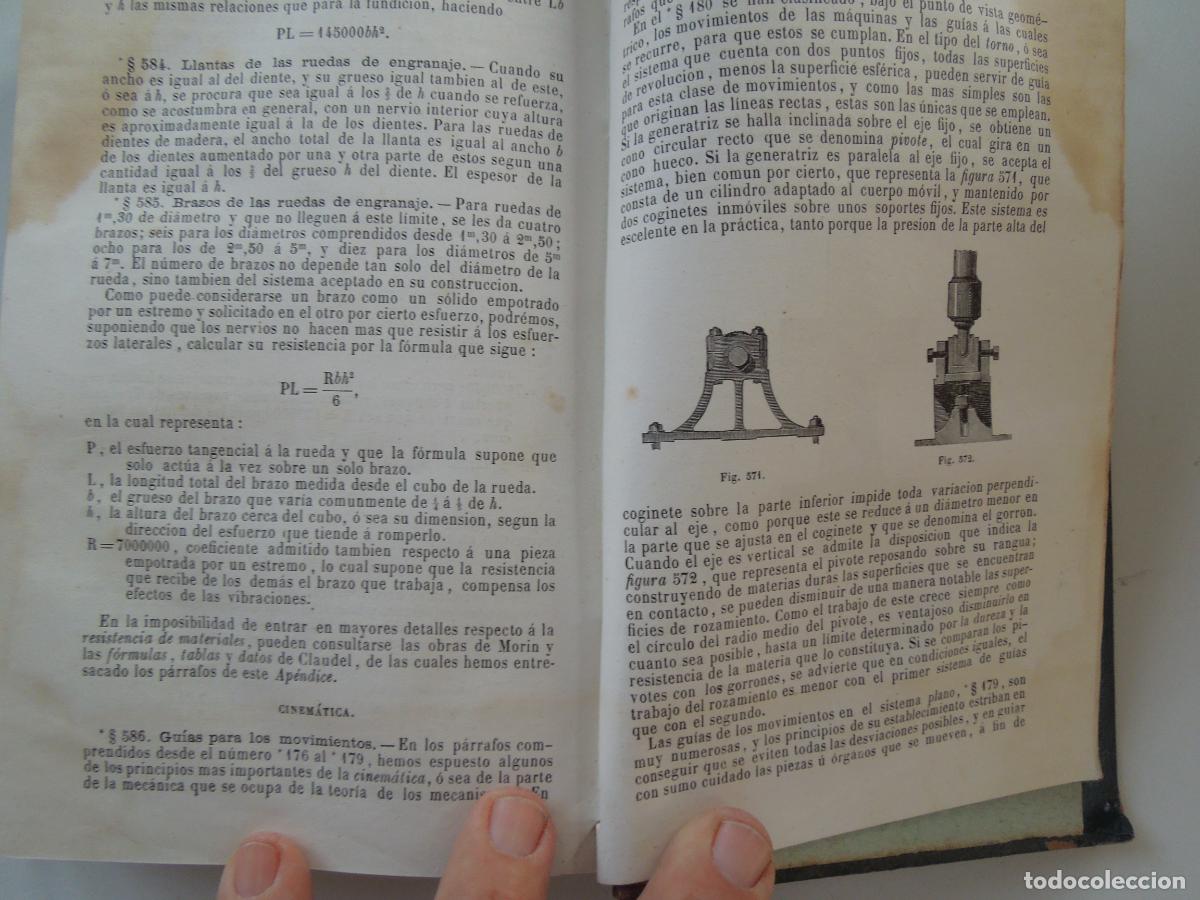 Libros de segunda mano: CURSO ELEMENTAL DE MEC&Aacute;NICA TE&Oacute;RICA Y APLICADA - DELAUNAY. - Foto 14