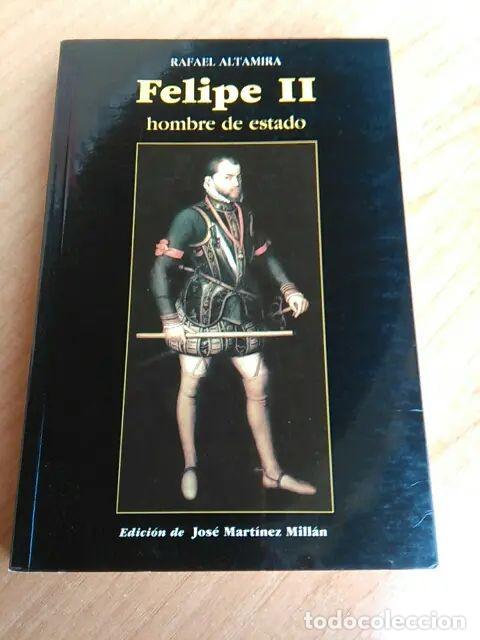 Libros de segunda mano: Felipe II, hombre de estado de Rafael Altamira - Foto 1