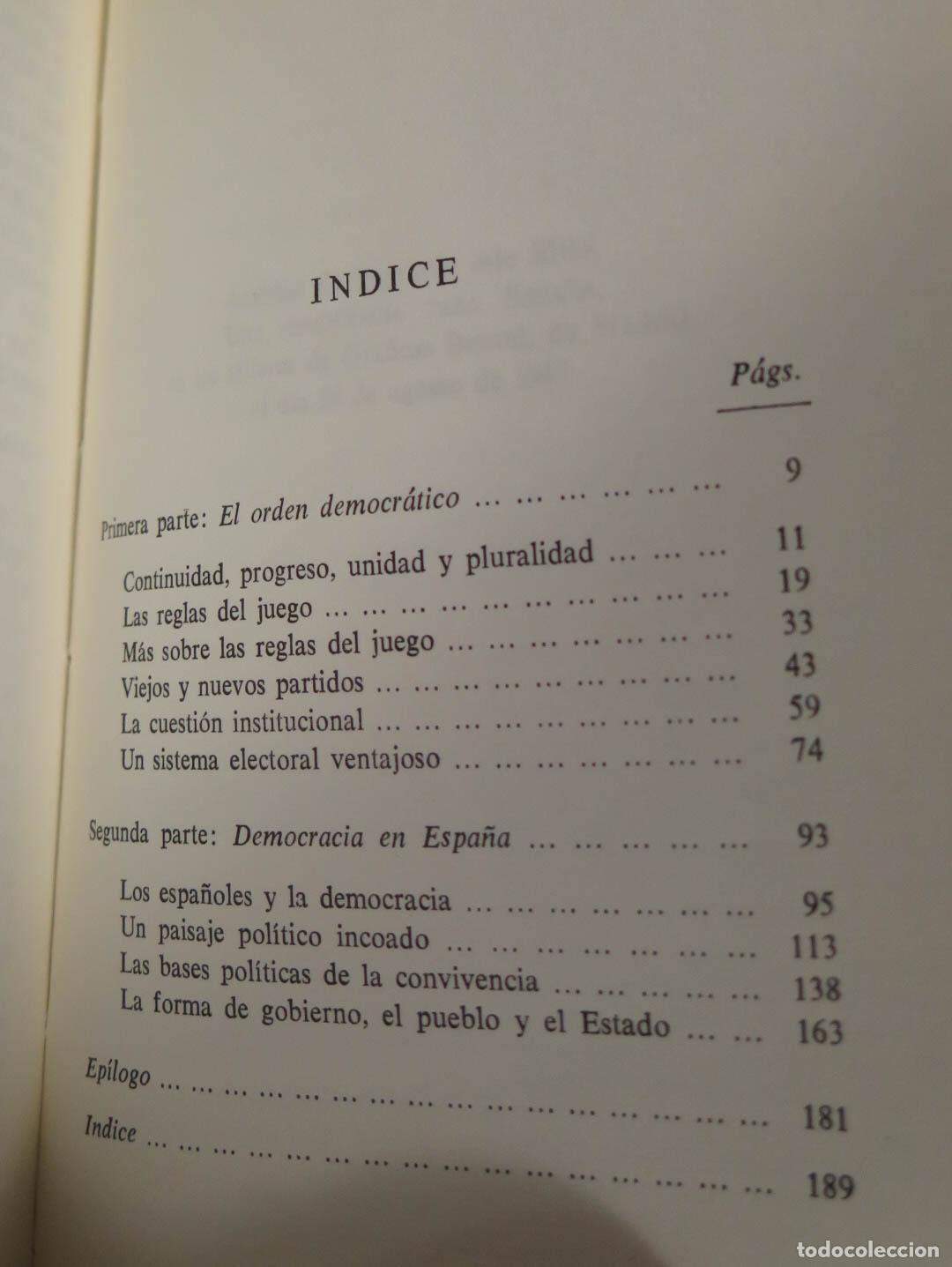 Libros de segunda mano: UNA DEMOCRACIA PARA ESPA&Ntilde;A. ESPINAR - Foto 2
