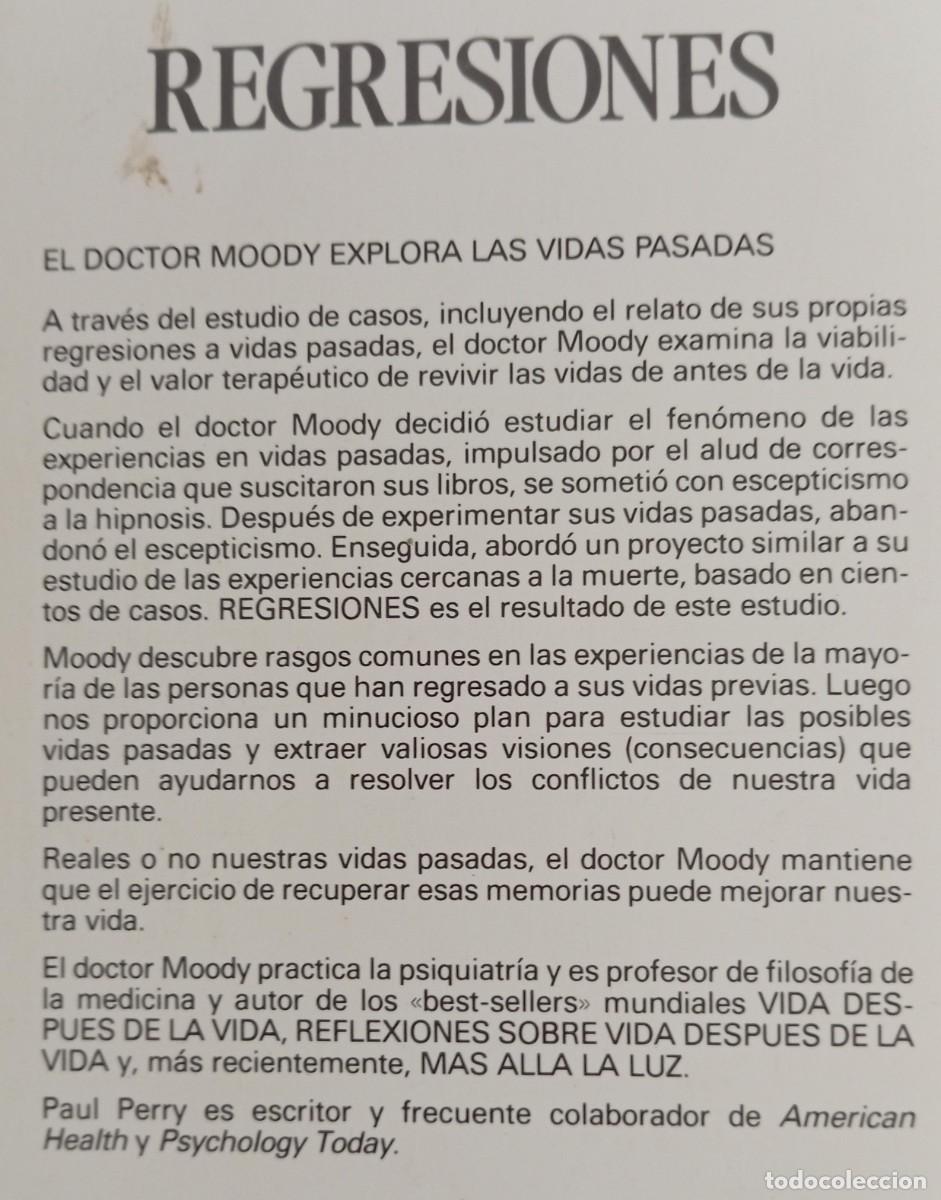 Libros de segunda mano: REGRESIONES - RAYMOND A. MOODY - Foto 5
