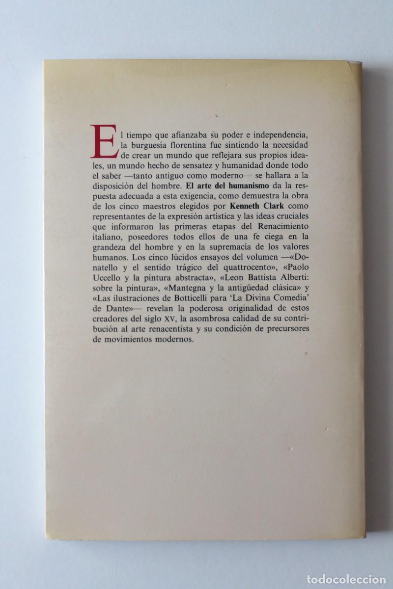 Libros de segunda mano: Kenneth Clark - El arte del humanismo - Alianza Forma - Foto 3