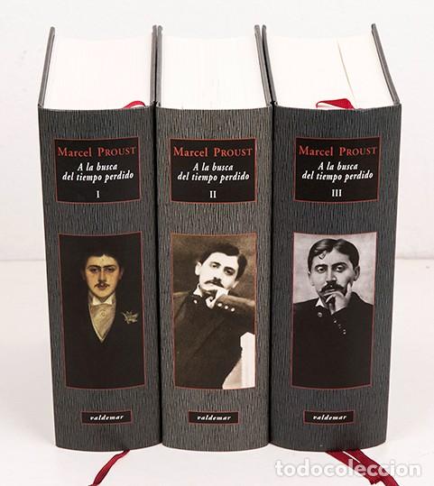 Libros de segunda mano: MARCEL PROUST - A LA BUSCA DEL TIEMPO PERDIDO - 3 TOMOS COMPLETA - VALDEMAR