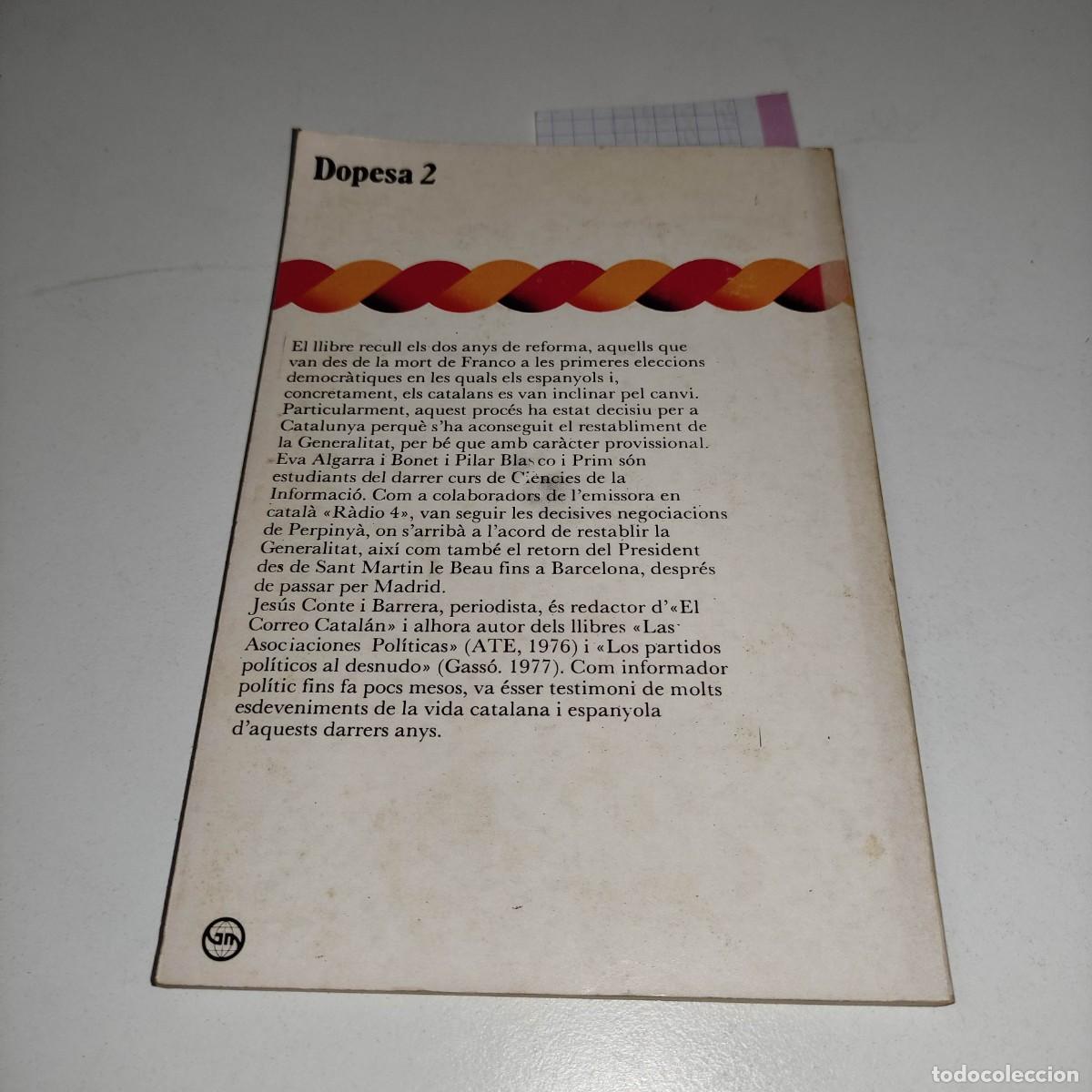 Libros de segunda mano: cap a la Generalitat, de la mort de Franco al Consell Executiu - Foto 2