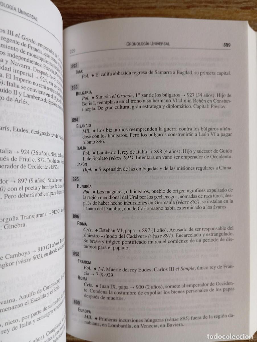 Libros de segunda mano: CRONOLOGIA UNIVERSAL ESPASA - JACQUES BOUDET - Foto 2