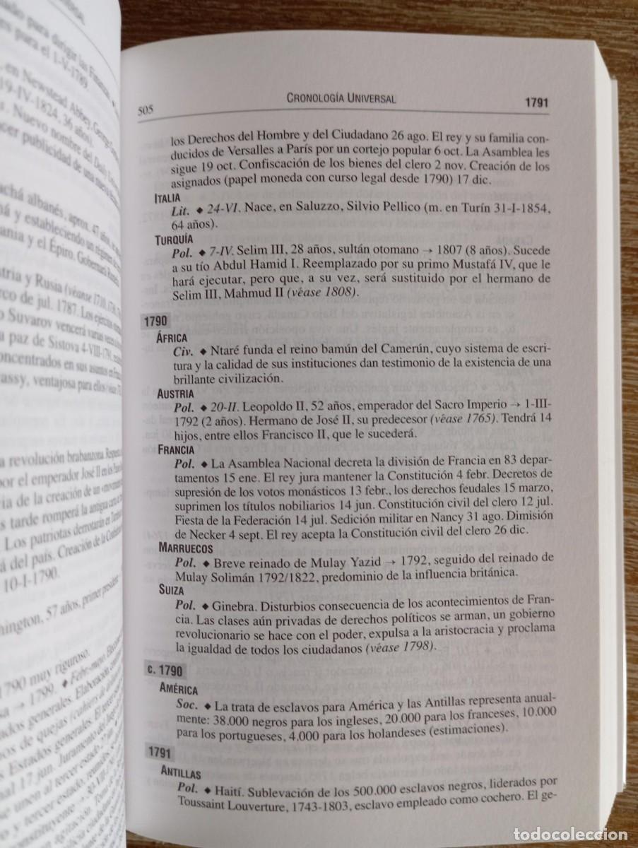 Libros de segunda mano: CRONOLOGIA UNIVERSAL ESPASA - JACQUES BOUDET - Foto 3