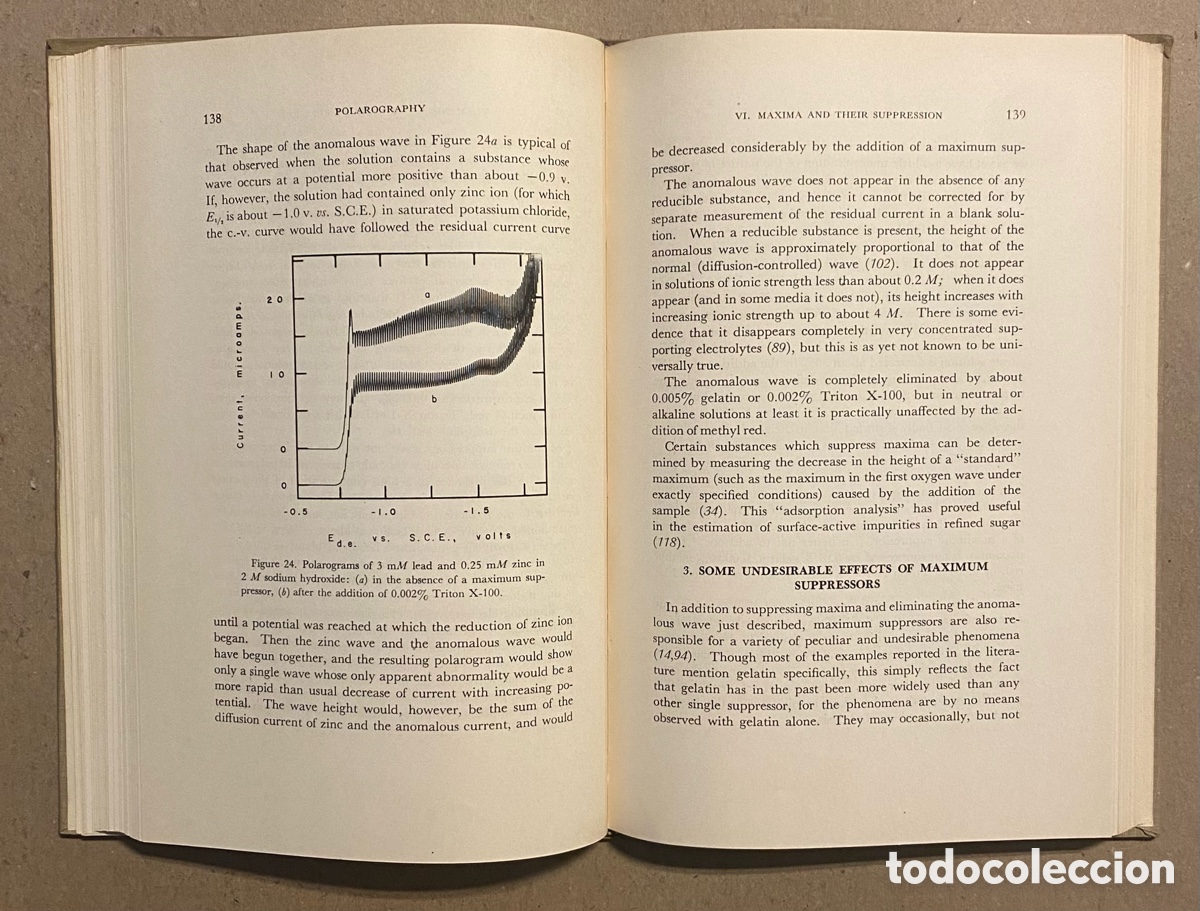 Libros de segunda mano: POLAROGRAPHIC TECHNIQUES. LOUIS MEITES. INTERSCIENCE PUBLISHERS 1955. - Foto 5