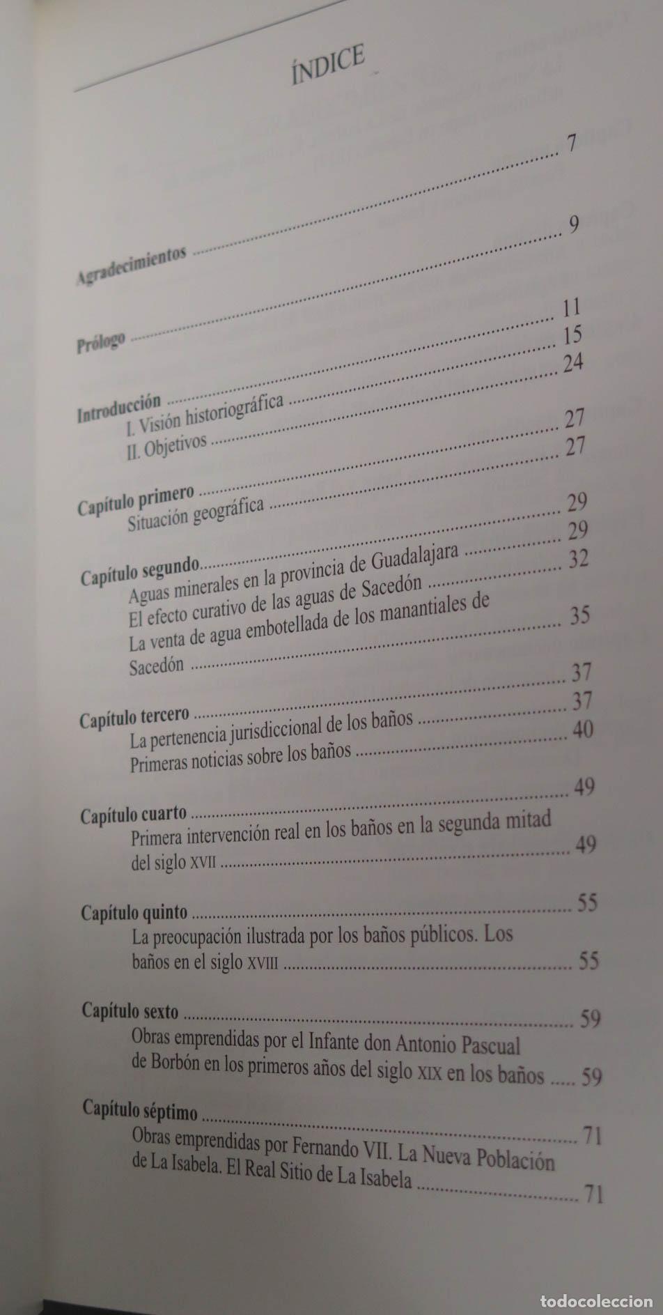 Libros de segunda mano: EL REAL SITIO DE LA ISABELA Y BA&Ntilde;OS DE SACEDON. GARCIA LOPEZ - Foto 2