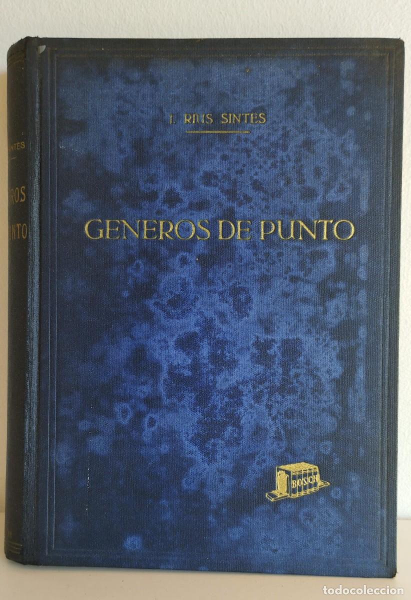Libros de segunda mano: Generos de punto. I. Rius Sintes. 1952 - Foto 1