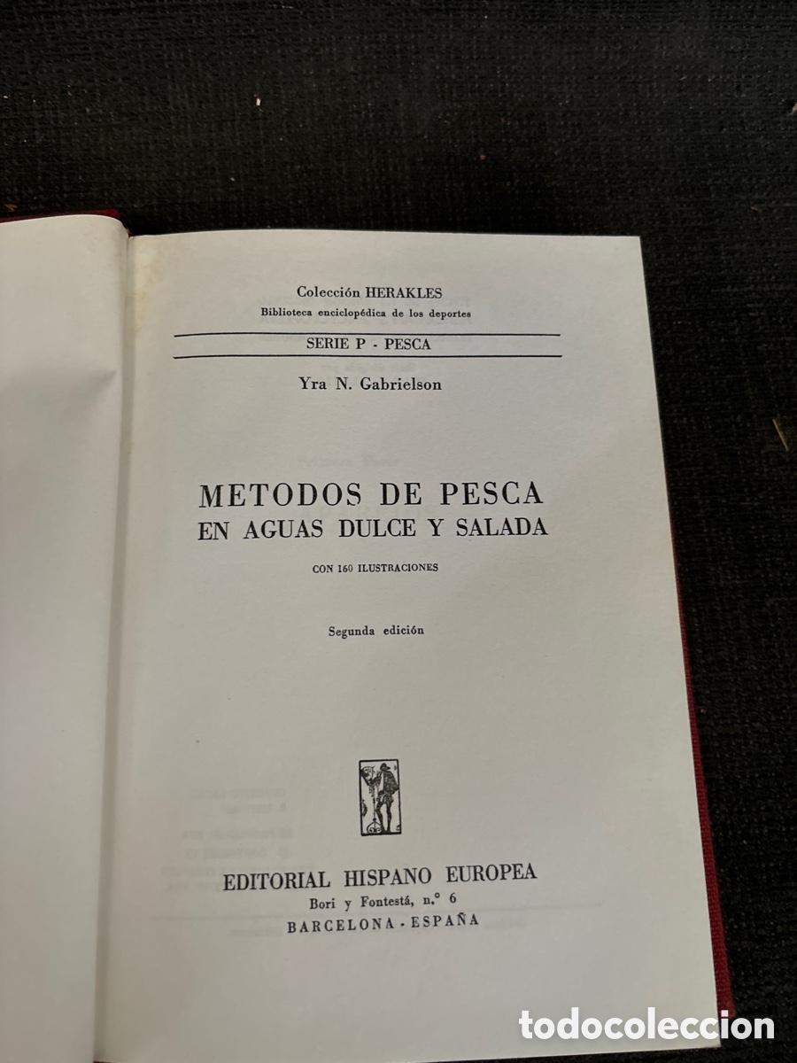 Libros de segunda mano: Libro, m&eacute;todos de pesca en agua, dulce y salada - Foto 2