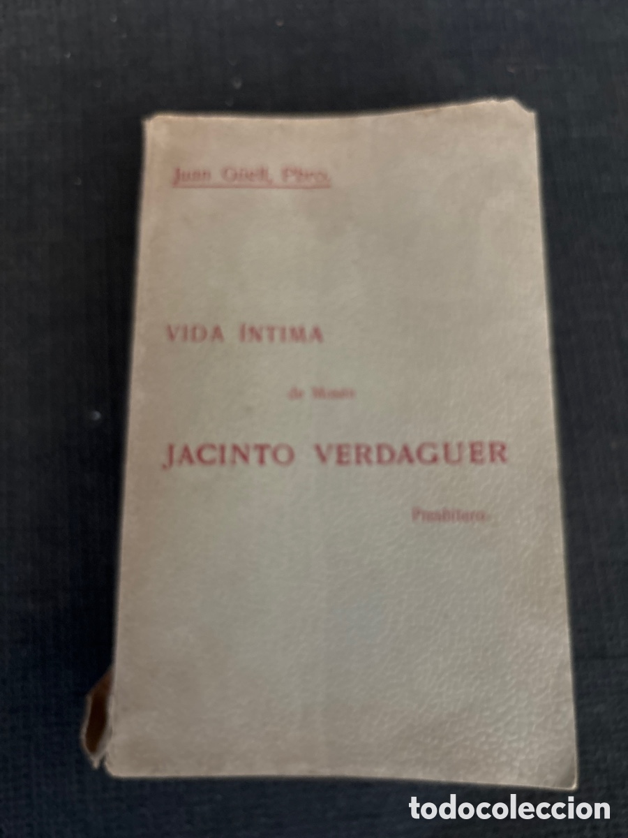 Libros de segunda mano: Libro vida &iacute;ntima de Jacinto Verdaguer - Foto 1