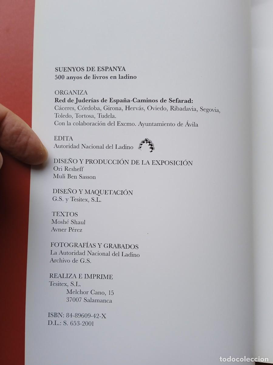 Libros de segunda mano: Sue&ntilde;os de Espa&ntilde;a 500 a&ntilde;os de libros en Ladino - Foto 3