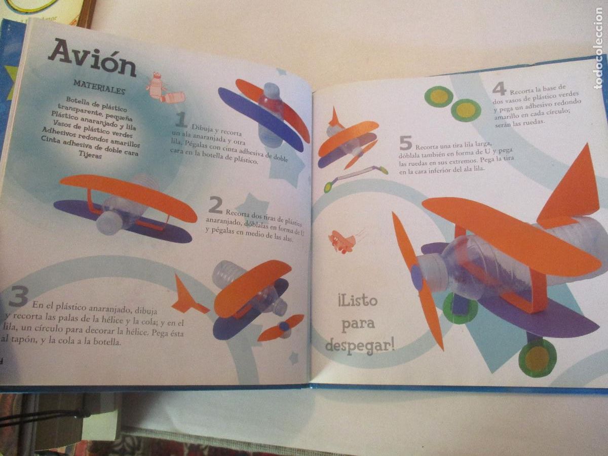 Libros de segunda mano: ANNA LLIM&Oacute;S Manualidades en 5 pasos Pl&aacute;stico W27649 - Foto 3