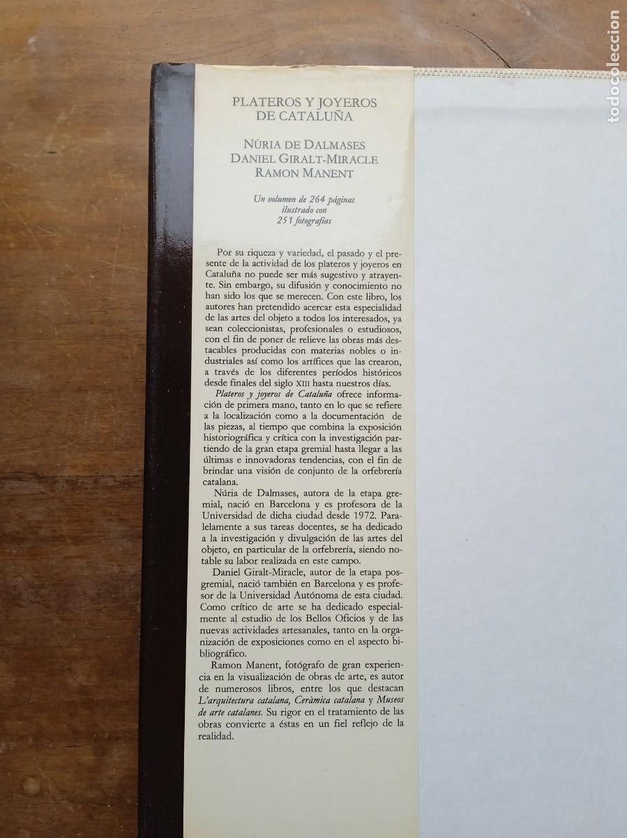 Libros de segunda mano: Plateros y joyeros de Catalu&ntilde;a - Foto 2