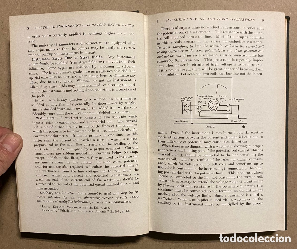 Libros de segunda mano: ELECTRICAL ENGINEERING LABORATORY EXPERIMENTS. C.W. RICKER & CARLTON E. TUCKER. MCGRAWHILL 1940. - Foto 4