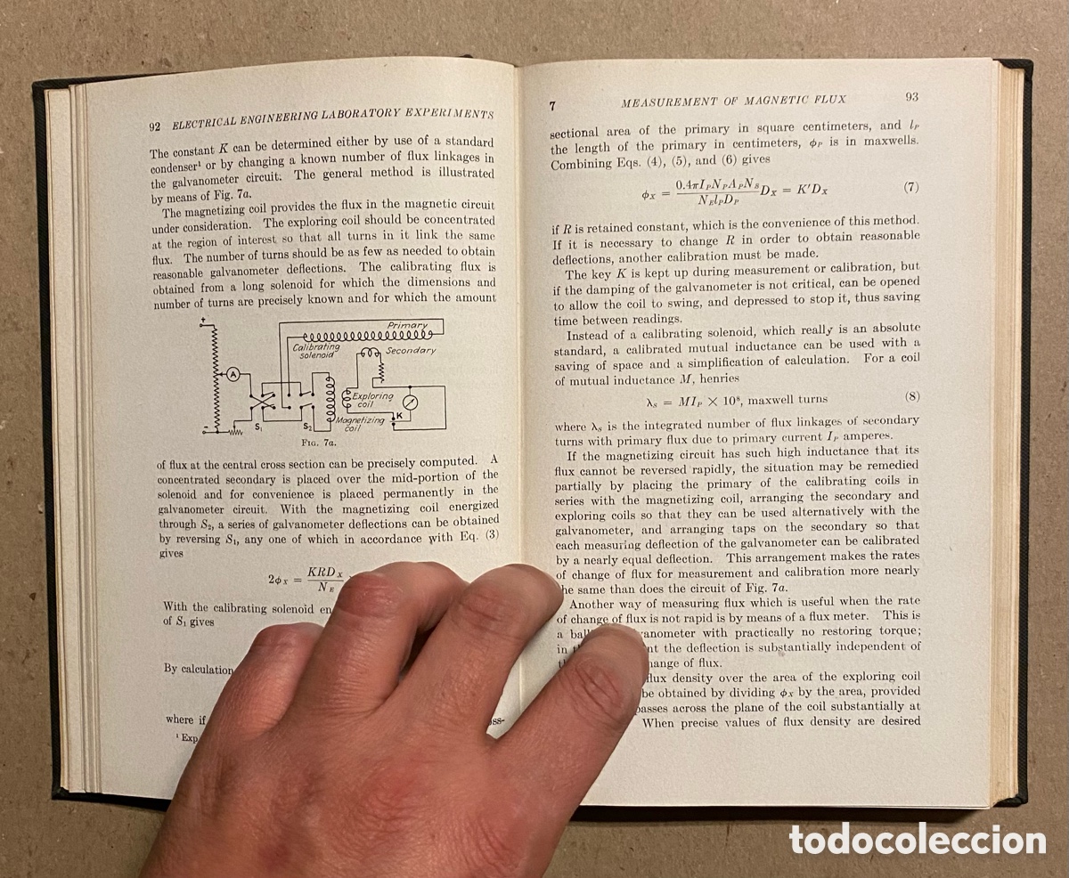 Libros de segunda mano: ELECTRICAL ENGINEERING LABORATORY EXPERIMENTS. C.W. RICKER & CARLTON E. TUCKER. MCGRAWHILL 1940. - Foto 5