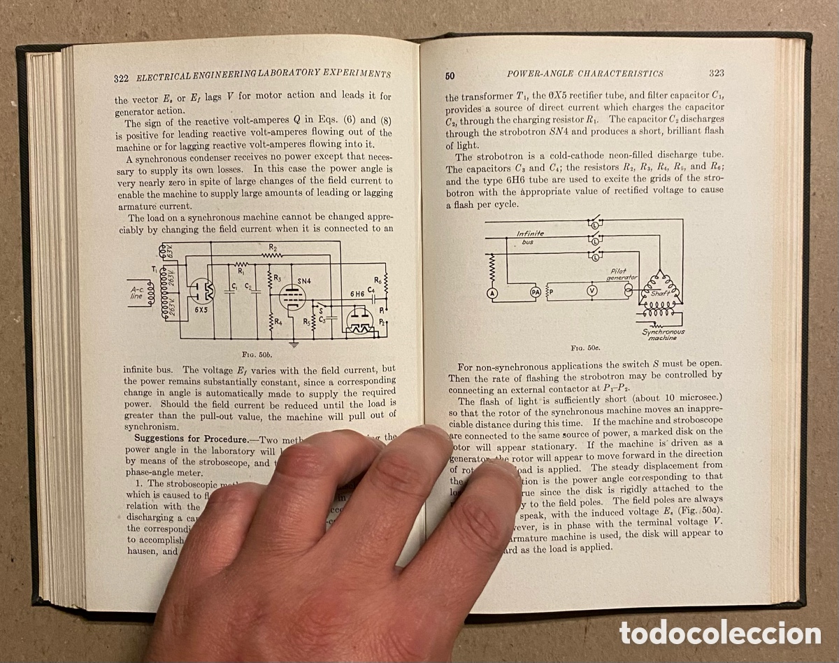 Libros de segunda mano: ELECTRICAL ENGINEERING LABORATORY EXPERIMENTS. C.W. RICKER & CARLTON E. TUCKER. MCGRAWHILL 1940. - Foto 7