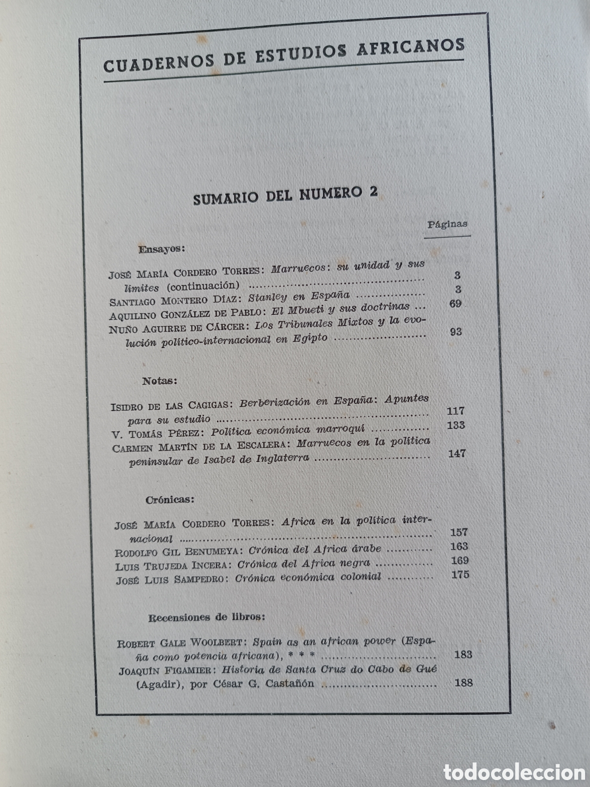 Libros de segunda mano: Cuadernos de Estudios Africanos 1 y 2 - Foto 9