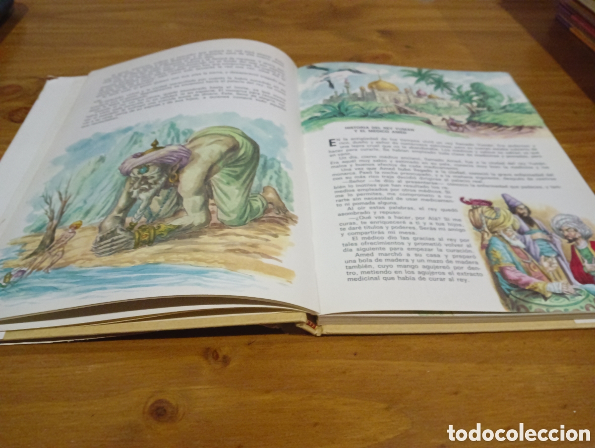 Libros de segunda mano: Las mil y una noches tomos I y II - Foto 4
