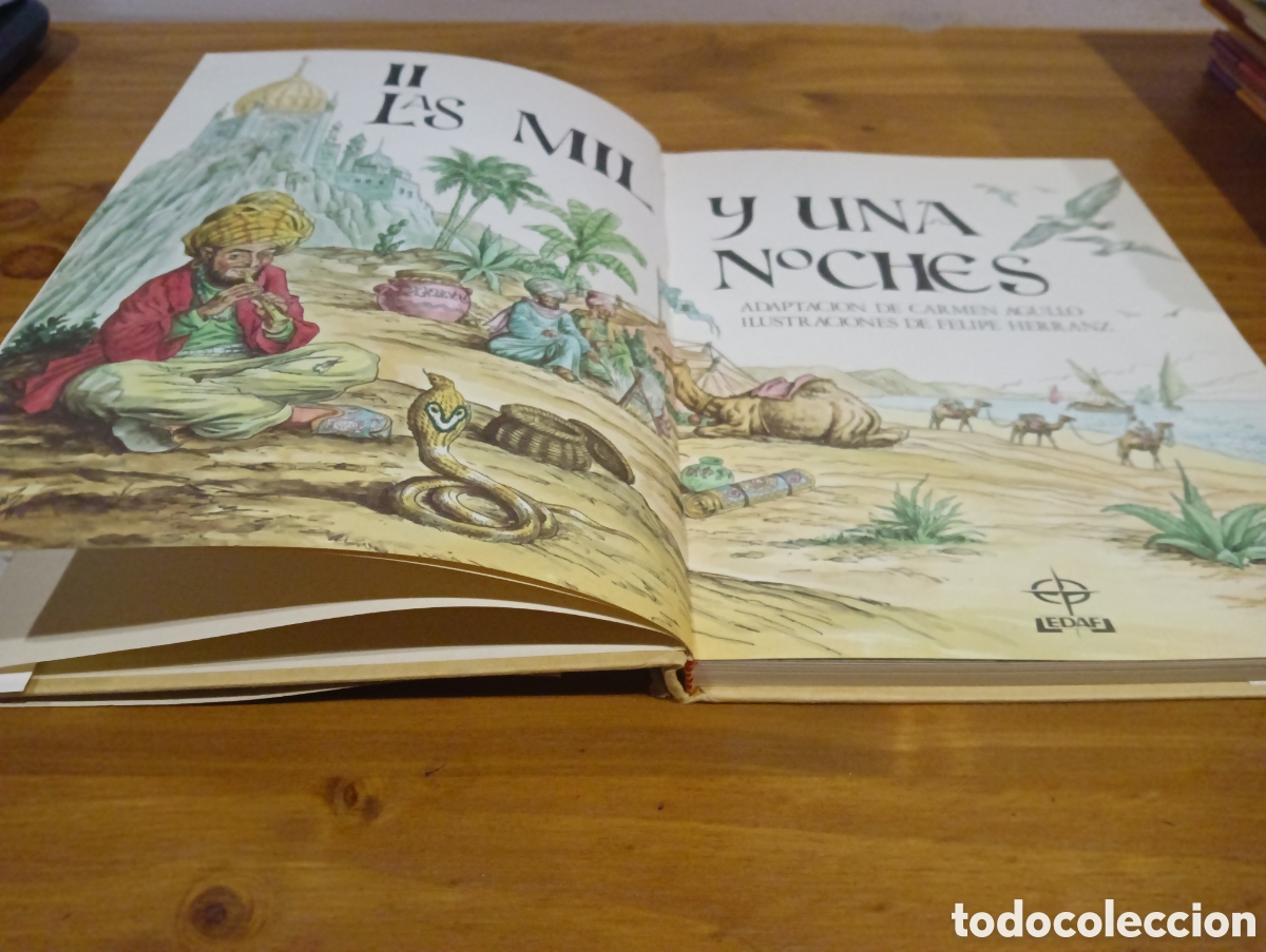 Libros de segunda mano: Las mil y una noches tomos I y II - Foto 8
