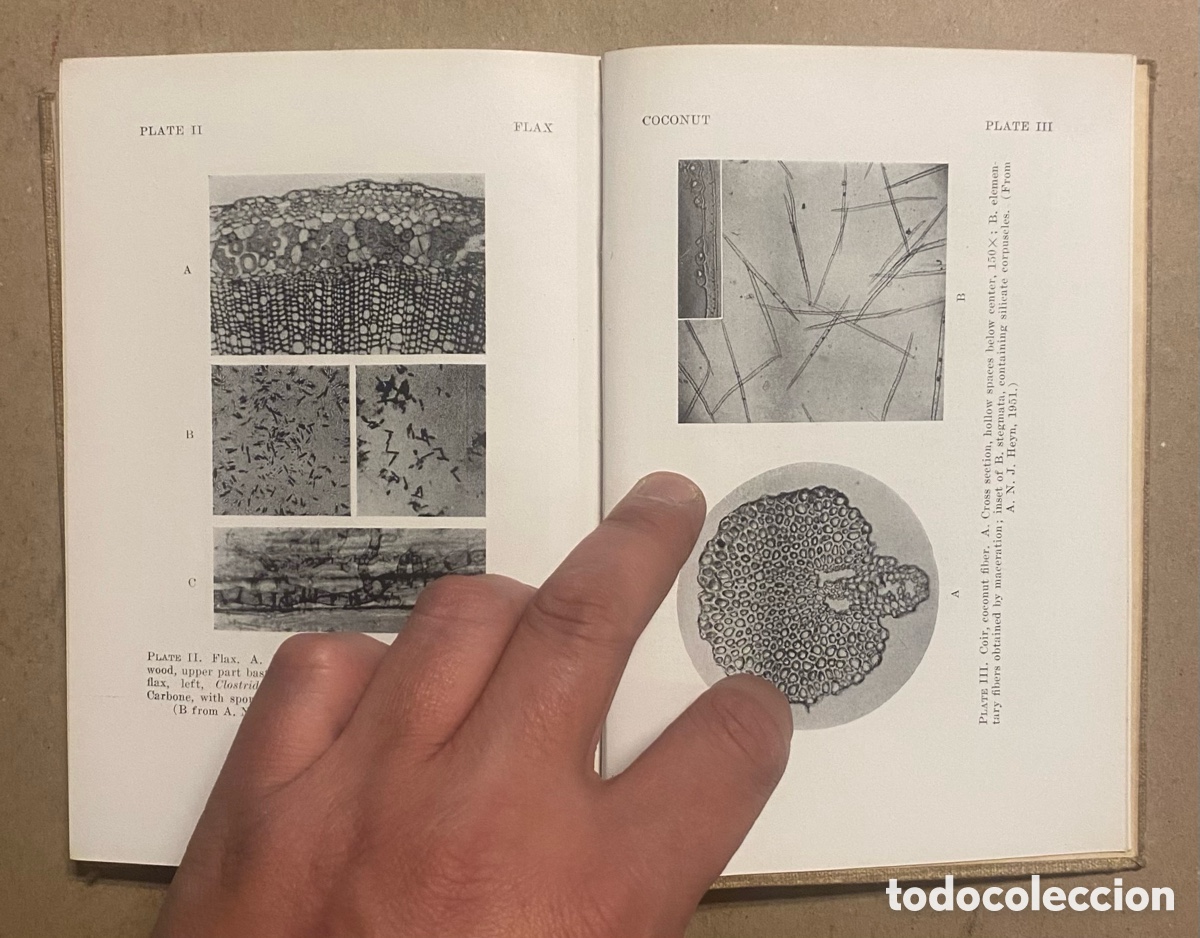 Libros de segunda mano: FIBER MICROSCOPY. A TEXTBOOK AND LABORATORY MANUAL. A.N.J. HEYN. INTERSCIENCE 1954. - Foto 7