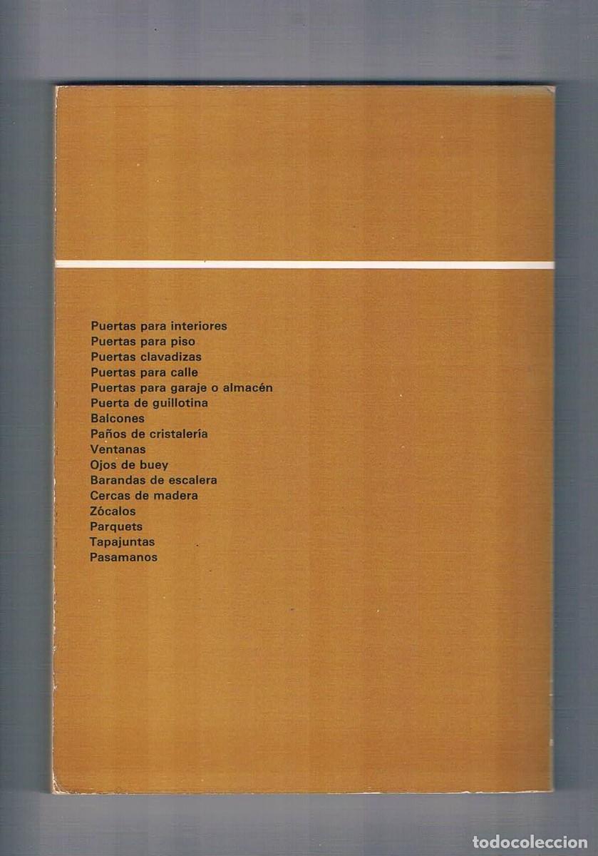 Libros de segunda mano: 175 modelos de carpinteria Anselmo Rodriguez Ceac 1980 - Foto 2